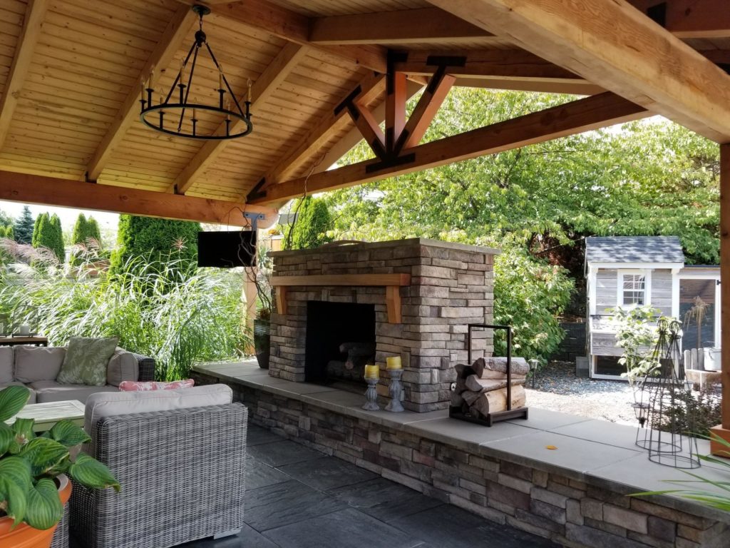 Outdoor Fireplace and Firepit - Seattle Outdoor Spaces