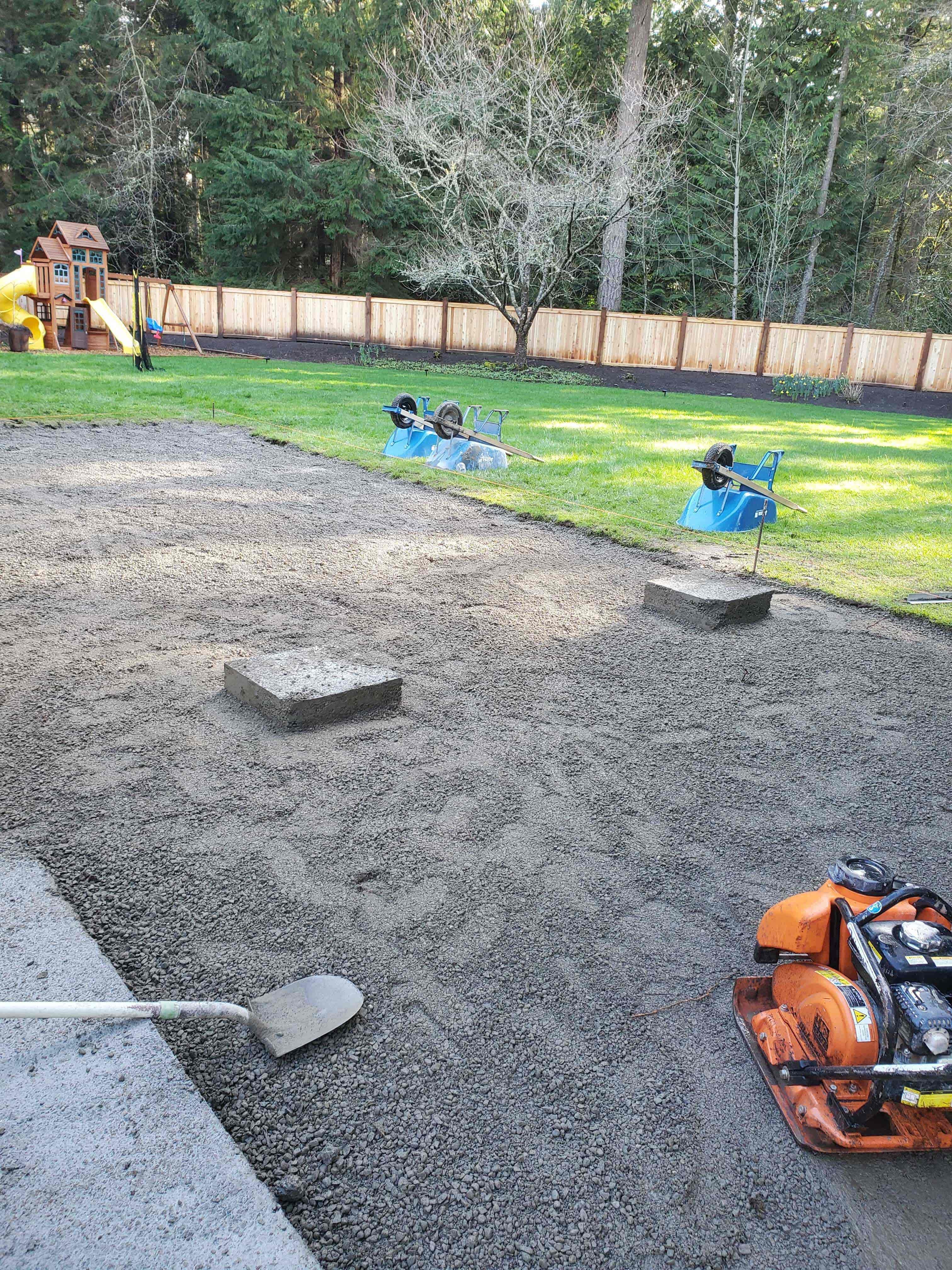 Paver Patio Site Prep - Seattle Outdoor Spaces